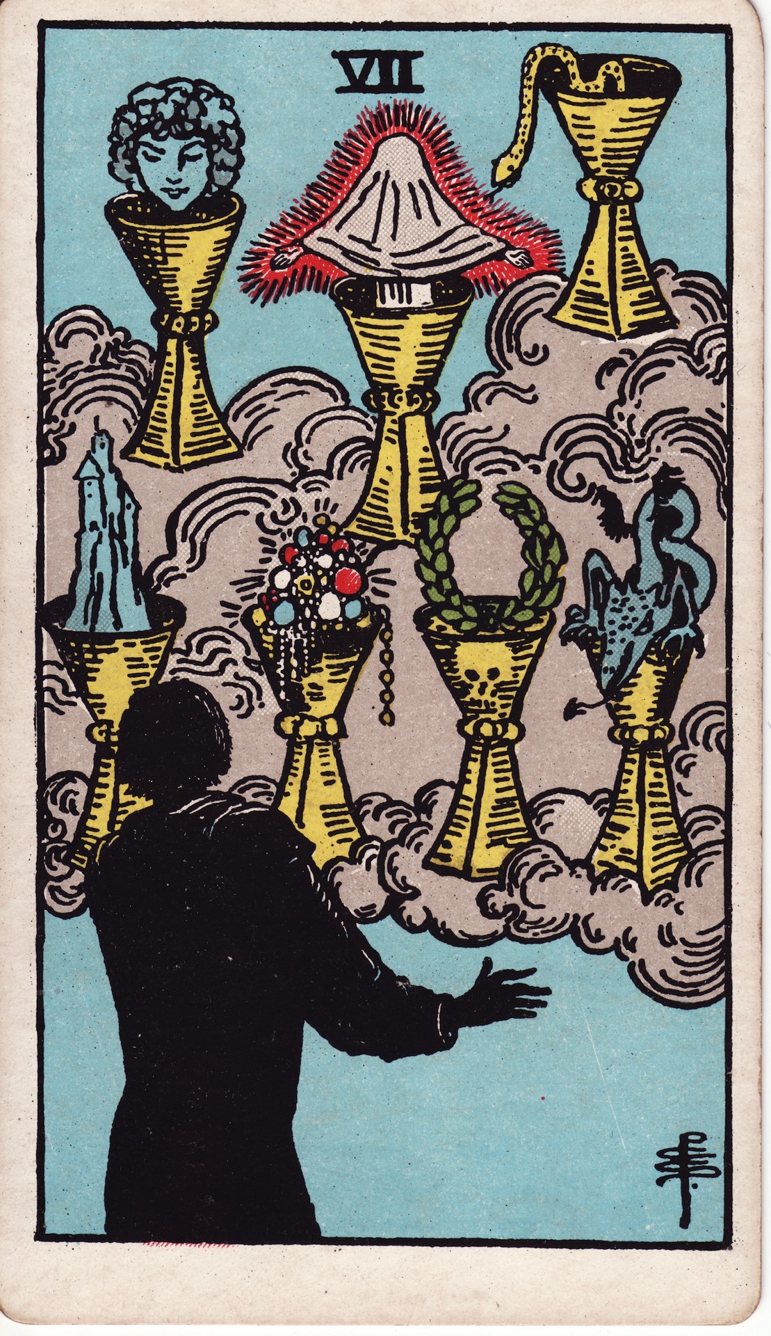 Seven of Cups Tarot