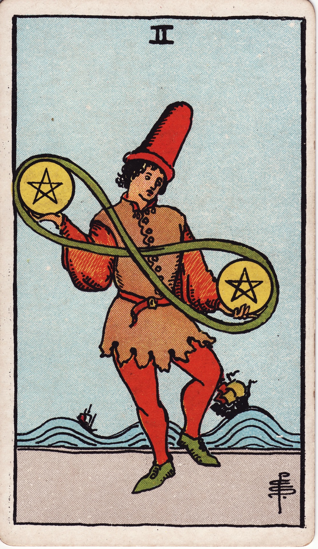 Two of Pentacles tarot