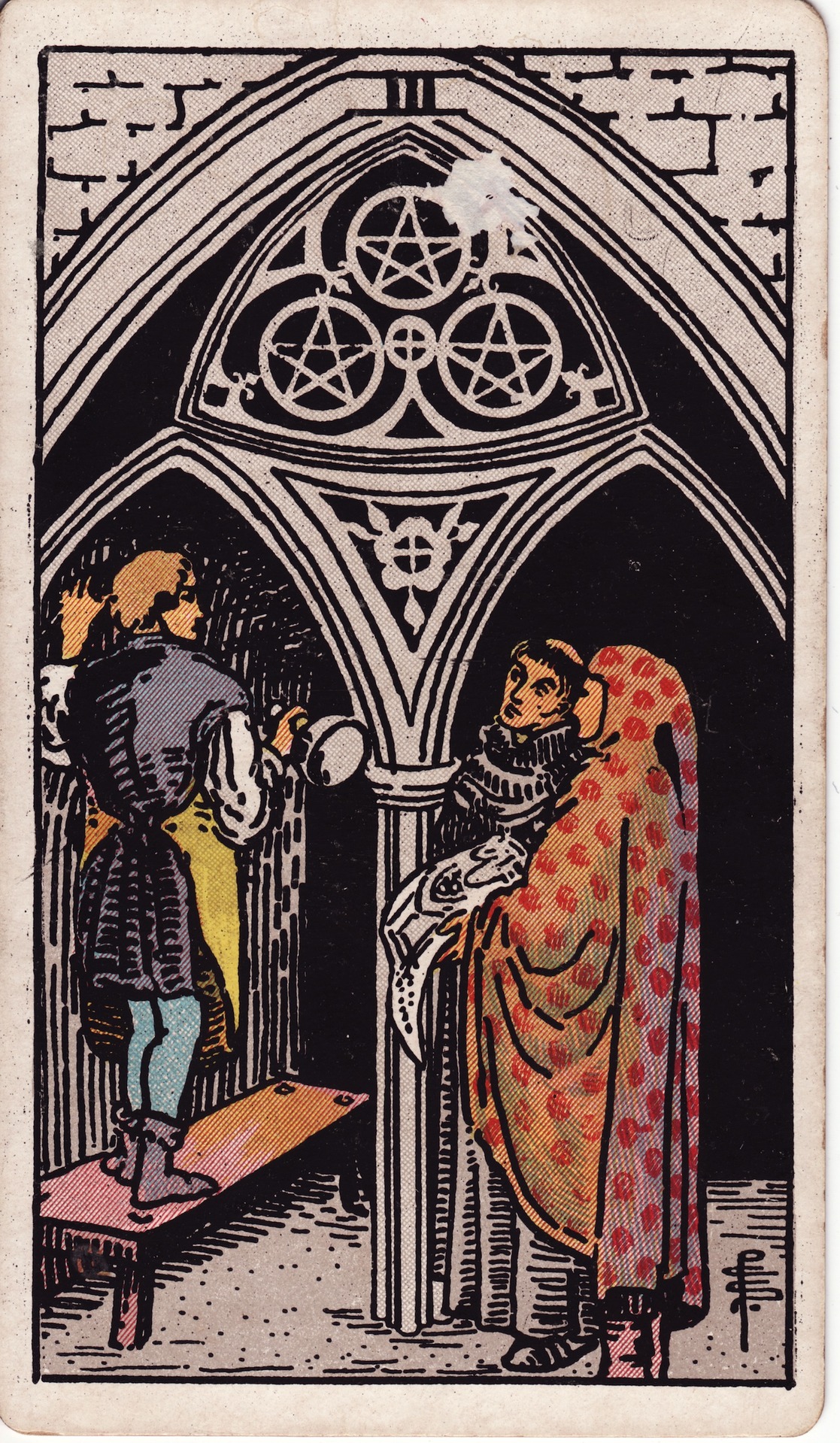 Three of Pentacles tarot