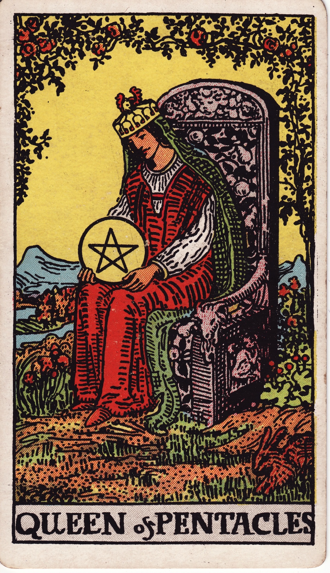Queen of Pentacles tarot