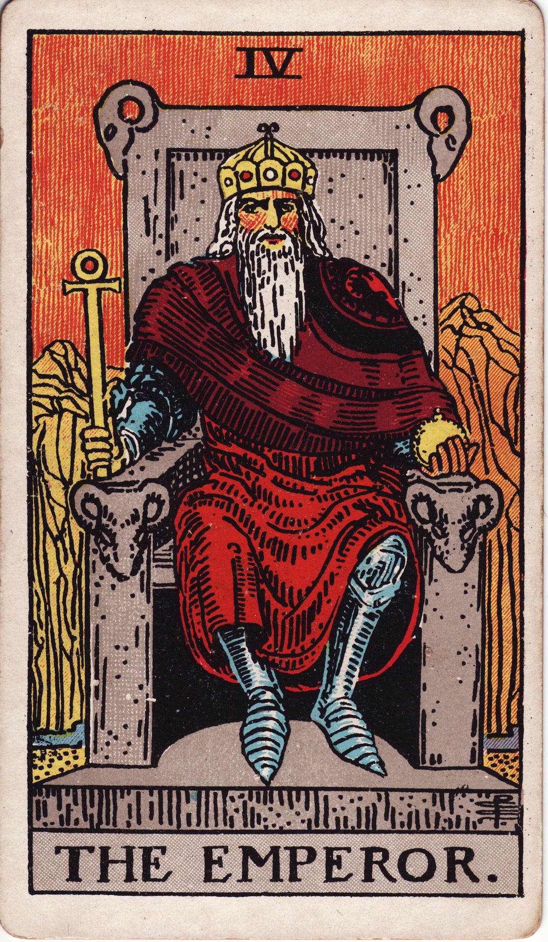 The Emperor tarot card