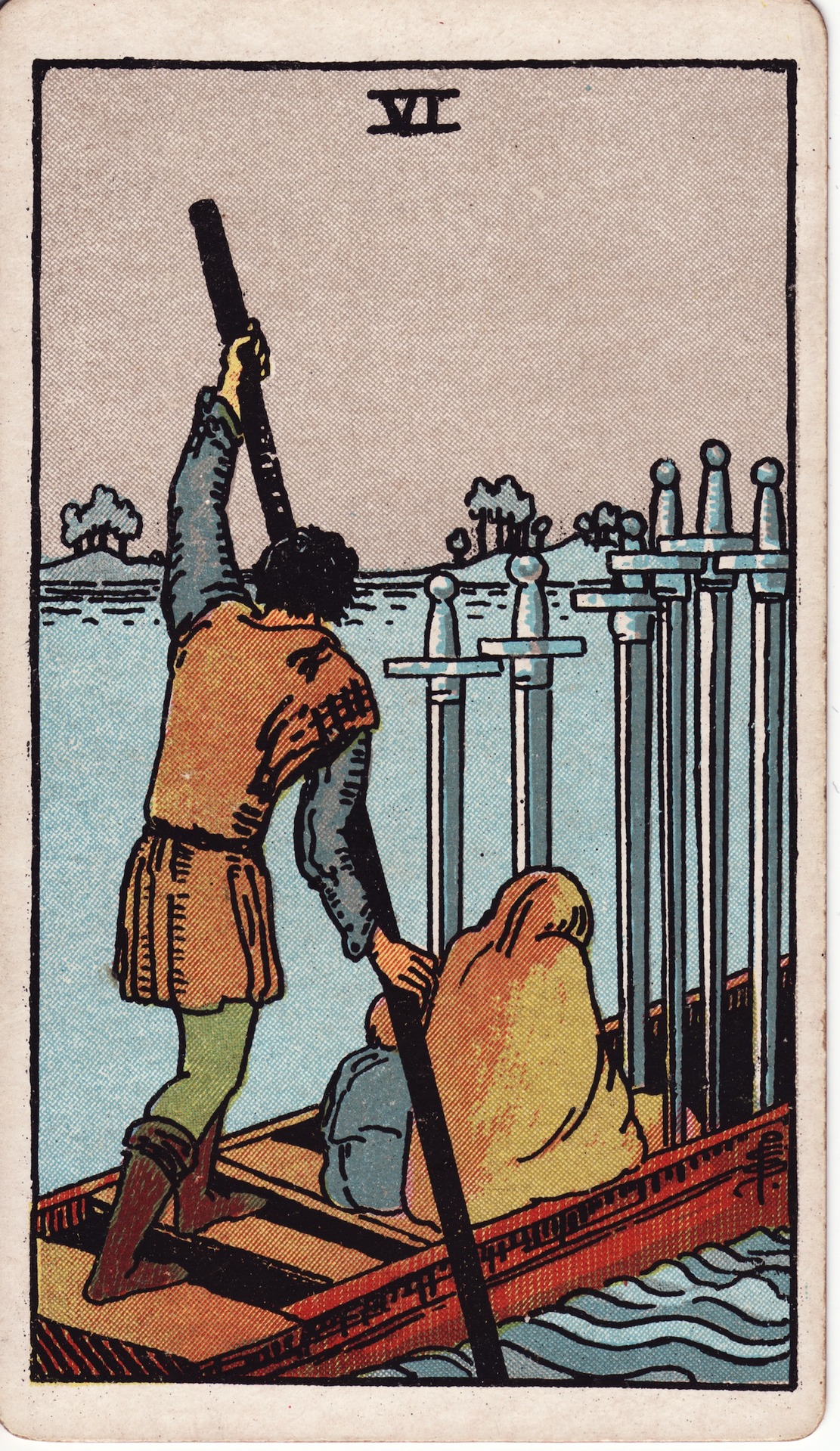 six of swords tarot