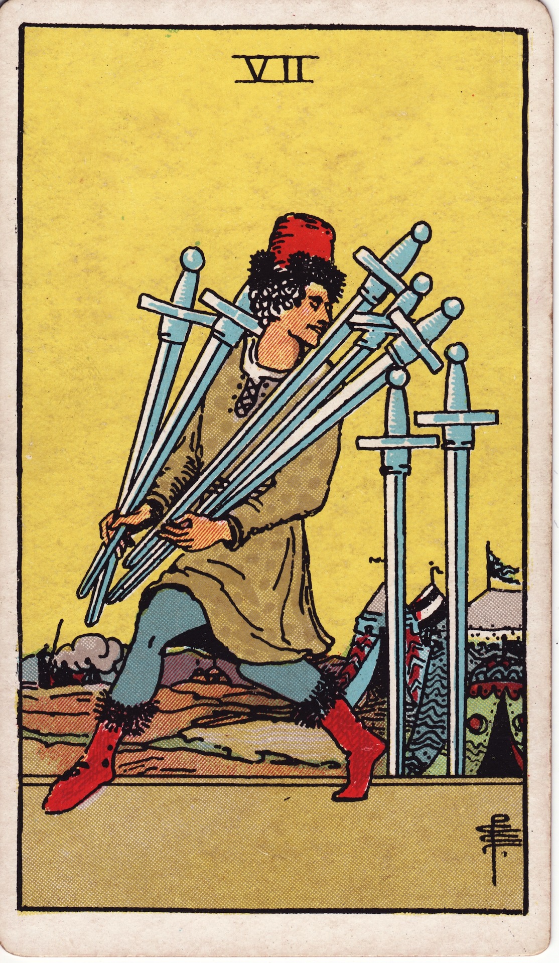 Seven of Swords tarot
