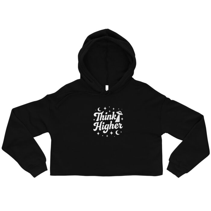 Think Higher Crop Hoodie