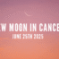 New Moon in Cancer